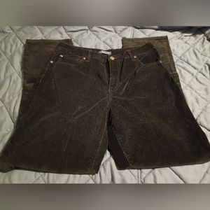 Bandolino Black Corduroy Pants 14 boot cut